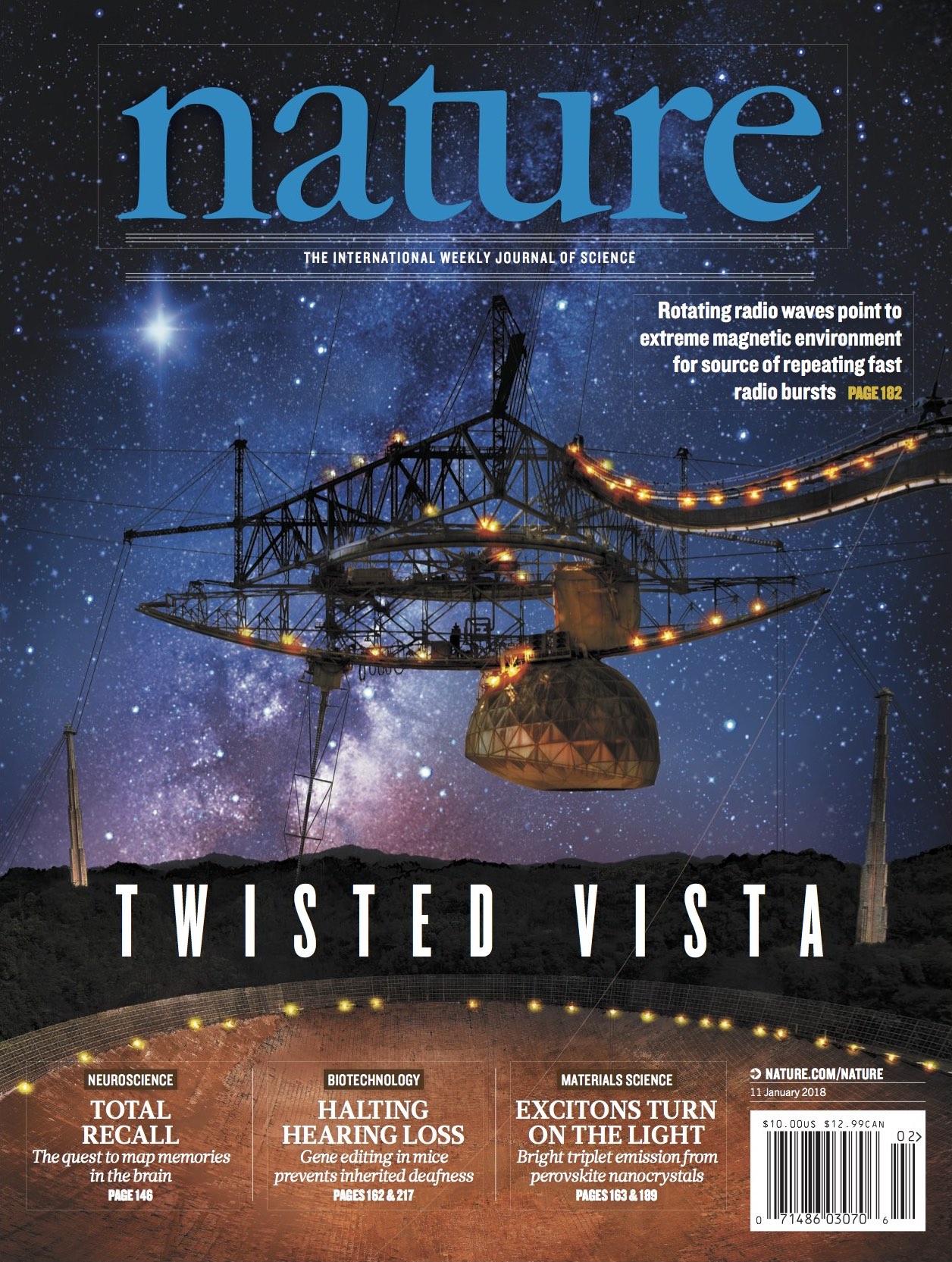 Nature cover, 2018 Jan 11th issue