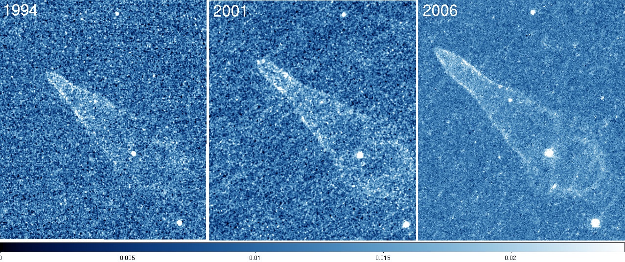 3 epochs of HST observations