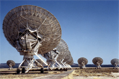 The VLA (D array) pointing away