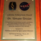 Terzian Honored with Lifetime Achievement Award Thumb