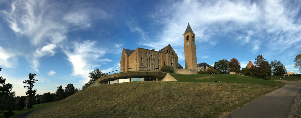 Uris library and clock tower, Cornell university,