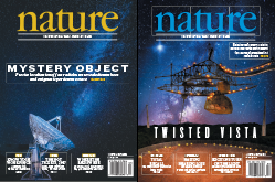 FRB121102 on the cover of Nature, twice.
