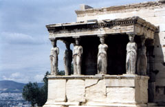 The porch of the Caryatids